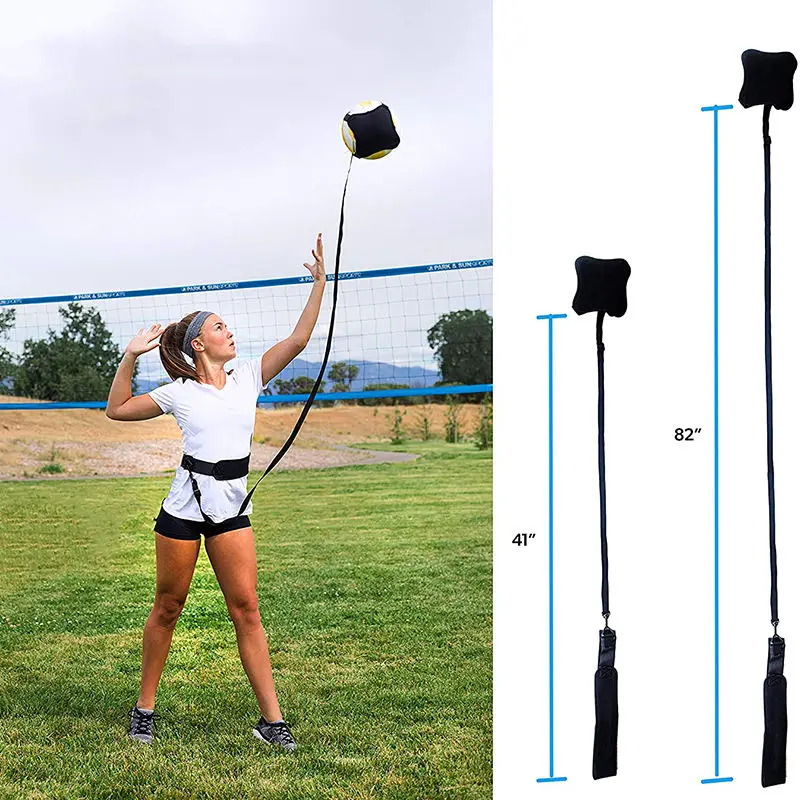 Volleyball Training Equipment Aid Solo Volleyball Trainer Kit Cord Stretching Volleyball Training Equipment For Teen Gifts
