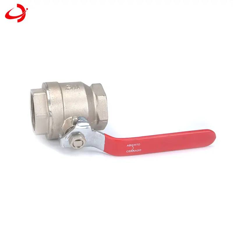 Hot Cold Brass Chrome Plated Ball Valve Large Flow for Kitchen & Bathroom Manual Power Water & Oil Media OEM Customizable