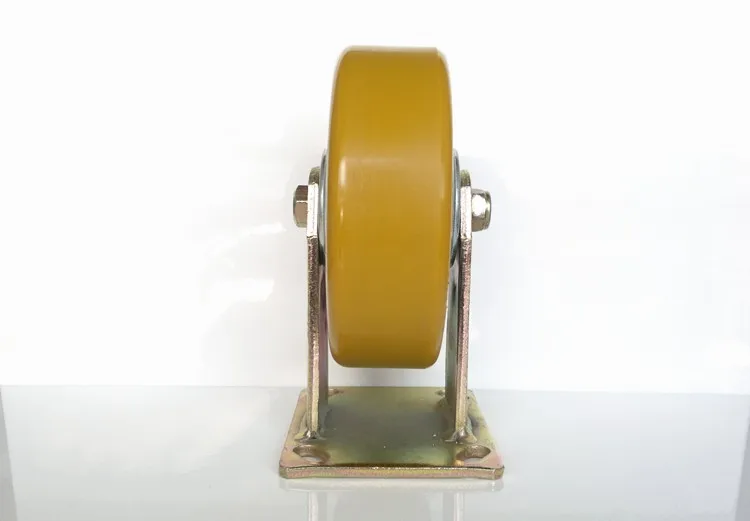 6 inch casters aluminum core polyurethane PU pulley industrial heavy duty bearing roller cart wheels