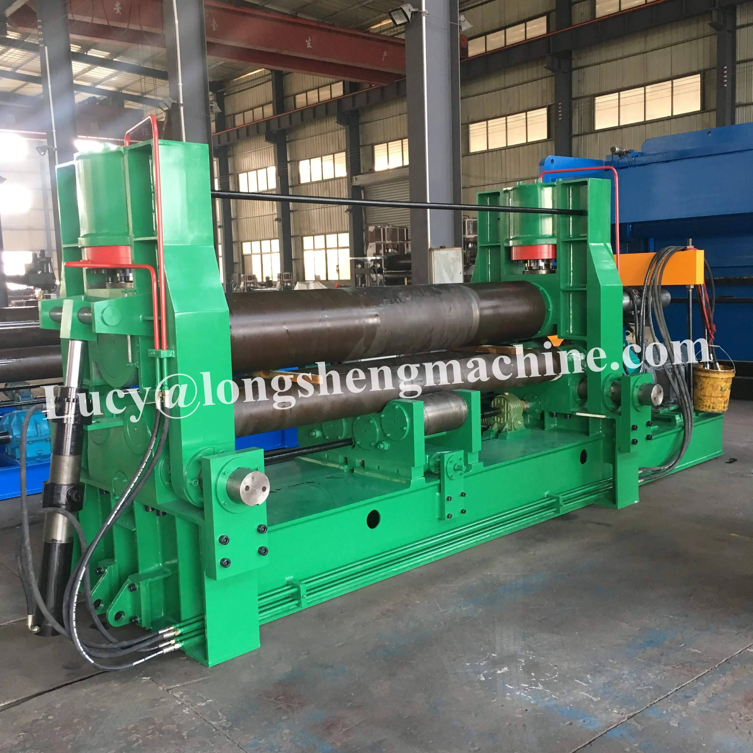 High quality W11S Large size hydraulic plate rolling machine pipe roll bending machine width 500mm to 2500mm
