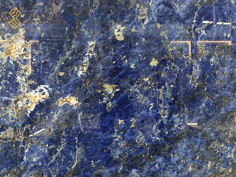 Yushi Group marble slabs Bolivian Blue Marble Luxury Stone Big Slabs for Floor and background wall
