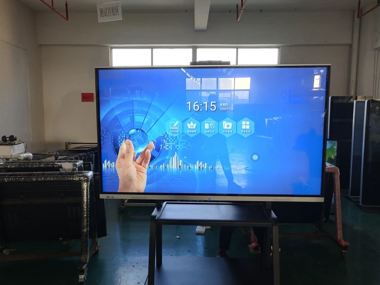 
New Design 75inch Android All In One Pc Big Size Infrared Display Panel For Meeting 