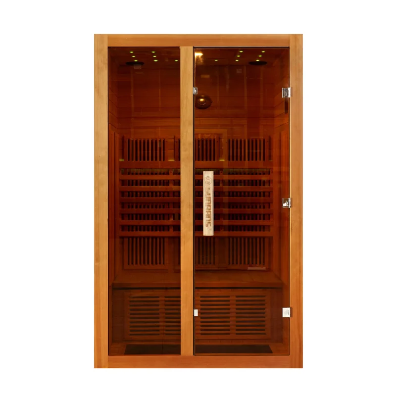 Sunrans Far Infrared Sauna Home Sauna Spa Room Canadian Hemlock Wood 2700W Indoor Saunas With Tinted glass