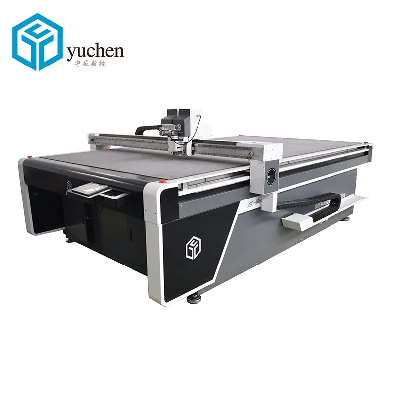 cnc leather cutter plotter YC-1625 oscillating knife cutting machine for leather