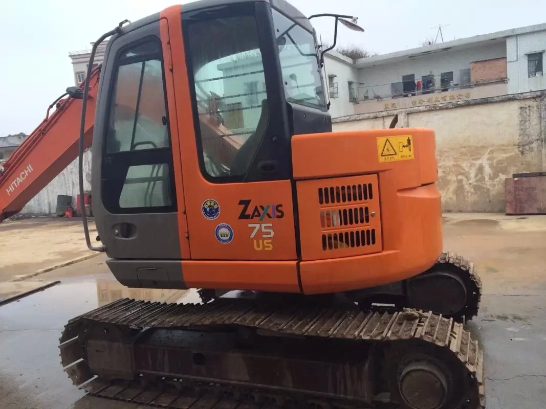 Экскаваторы Hitachi ZX75 подержанные японские экскаваторы EX гидравлические Гусеничные по низкой цене