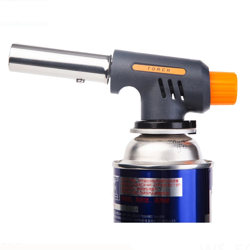 Высокое качество Открытый Кемпинг использования голубого пламени барбекю кассета газовая Зажигалка Факел кухня WS-502C