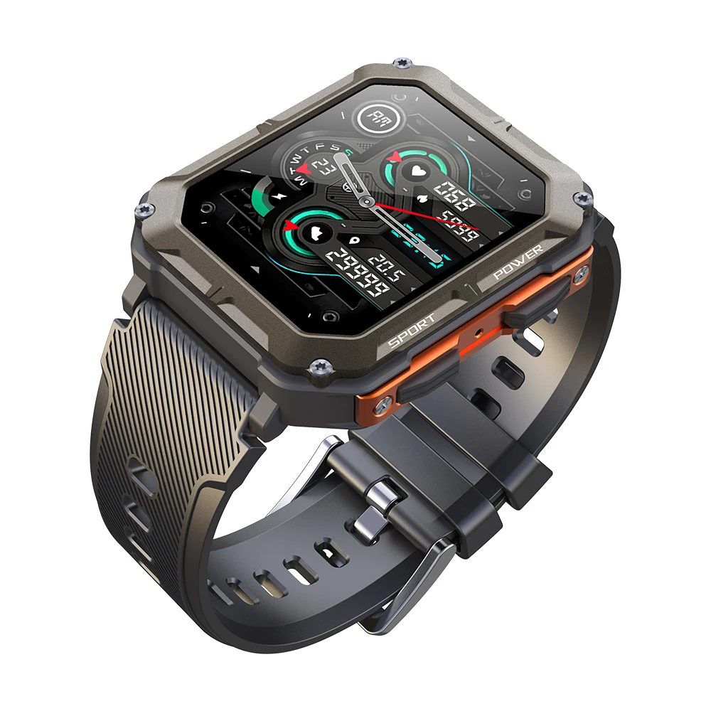Factory C20pro Smartwatch 1.83 Inch Sport 5atm IP68 Inteligentny Zegarek Mejor Men Militarying Level C 20 C20 Pro Smart Watch