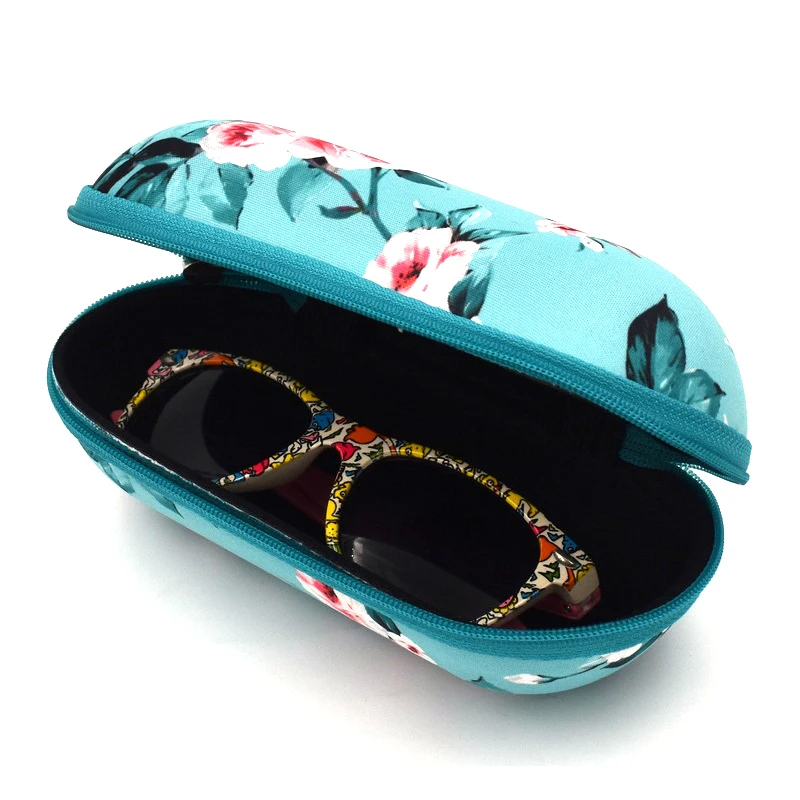Kids Semi Hard Eyewear Case Kids Eva Zipper Pattern Kids Glasses Box