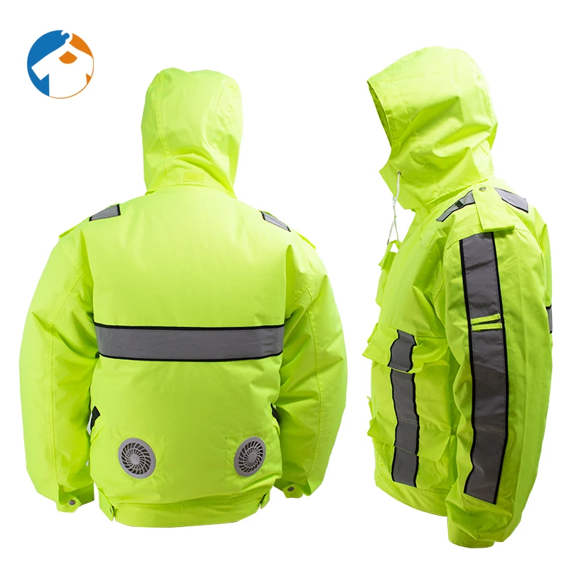 Safe Coat Air Cool Jacket Conditioning Work Uniform Men Jacket Cooling Clothing for Rain Proof