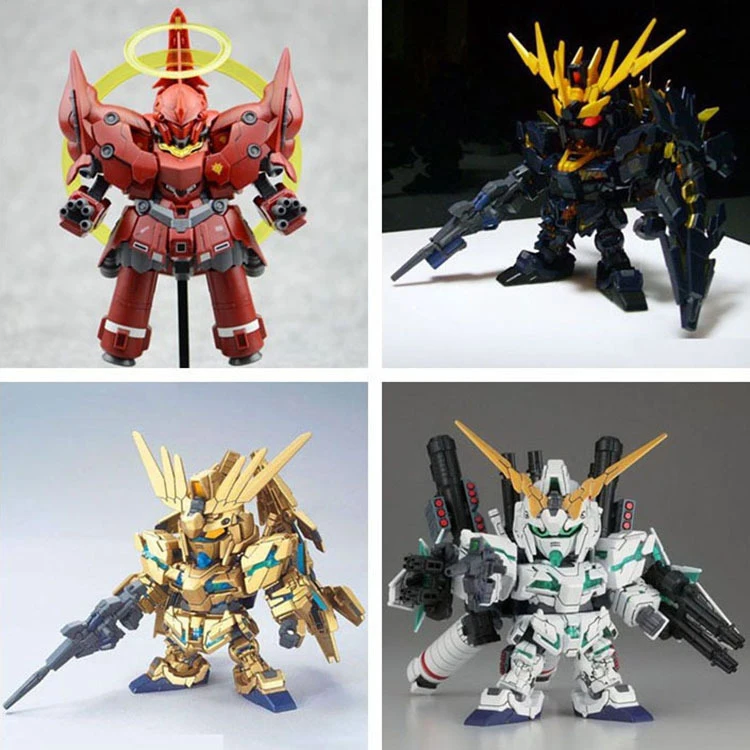 
Mini Cute Cartoon Japanese anime Gundam Educational children PVC Action Figure Model Toys 