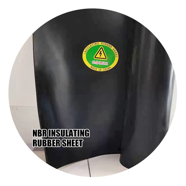 heat insulation nbr rubber sheet oil-resistant black customized waterproofing