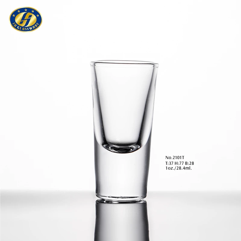 
Jinghuang shot glass in bulk 1oz bullet sublimation espresso shot glass set 