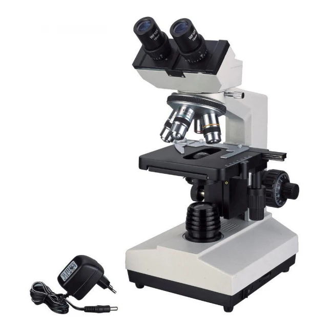 Binocular Microscope 4X, 10X, 40X, 100X