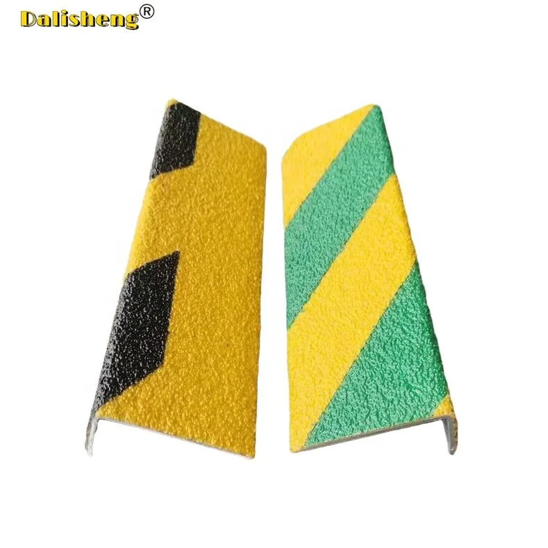 FRP stair nosing Skid plate strip fiberglass Carborundum aluminum nonslip stair nosing strips concrete car ramp anti-slip strip