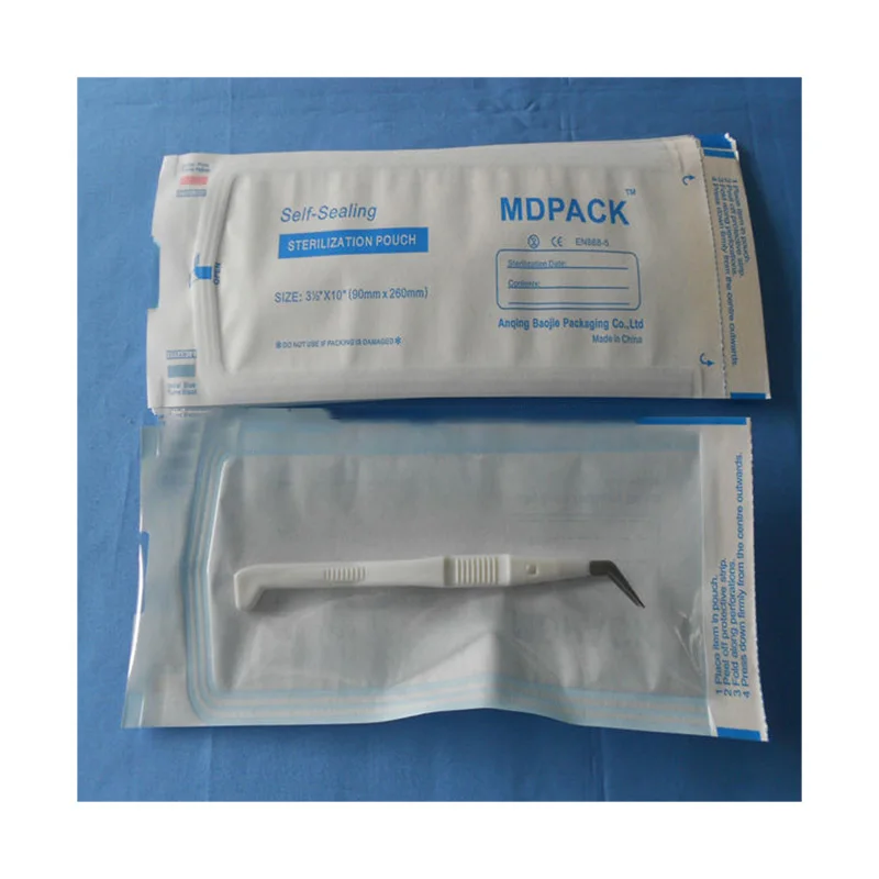Self Seal Sterilization Pouch For Dental Autoclave Sterilizer Bags Pouch For Dentist Tools