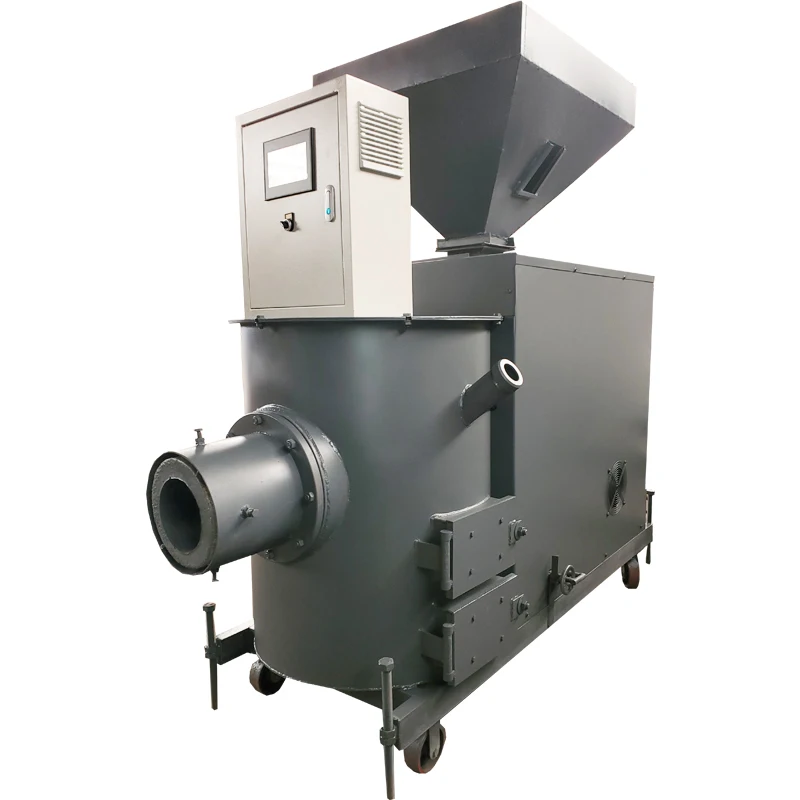 Smoke-free and energy-saving wood chips biomass pellets burner for food drying equipment