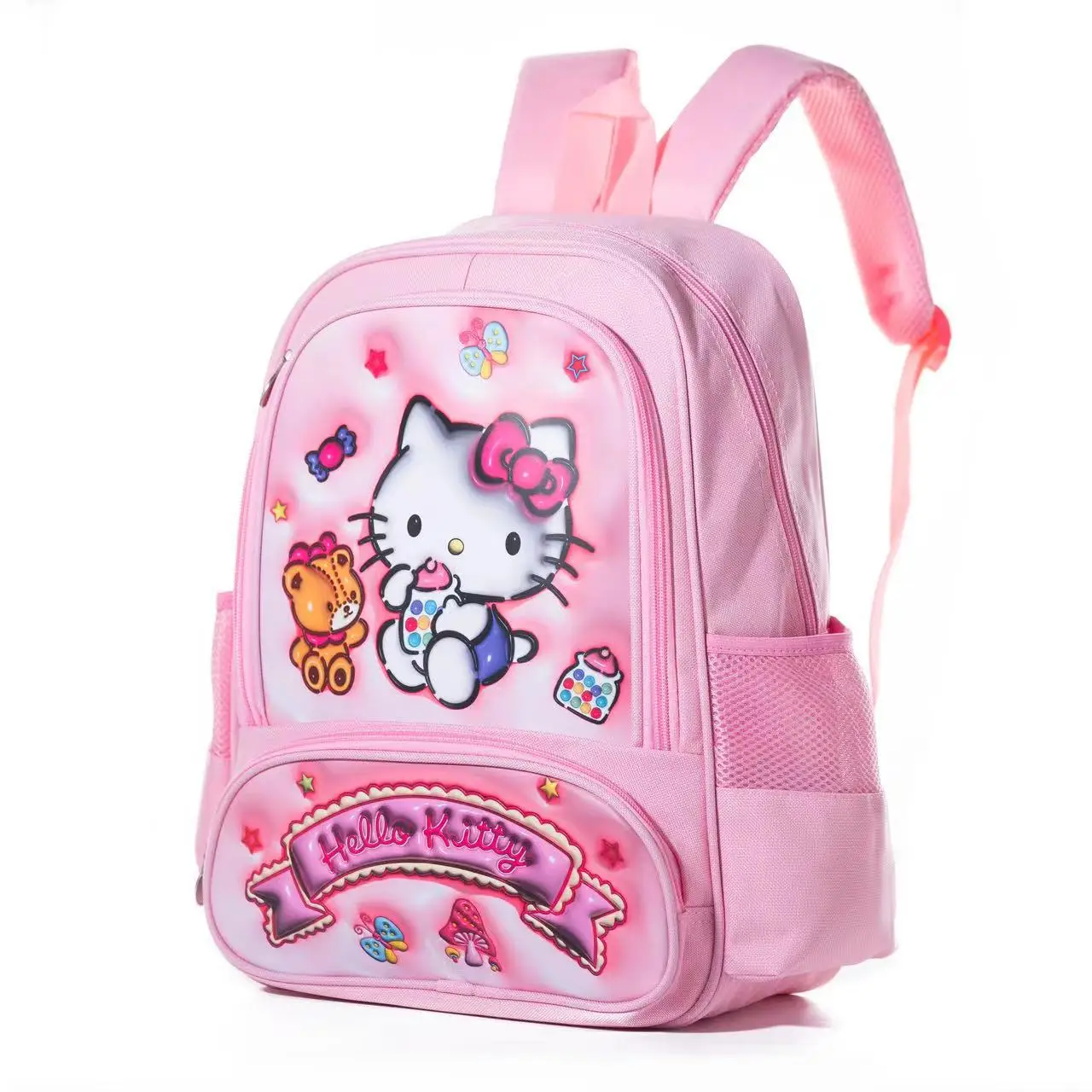 New KT 3D Three-dimensionalLarge capacity Children Schoolbag Student Casual Burden-reducing Portable Backpack