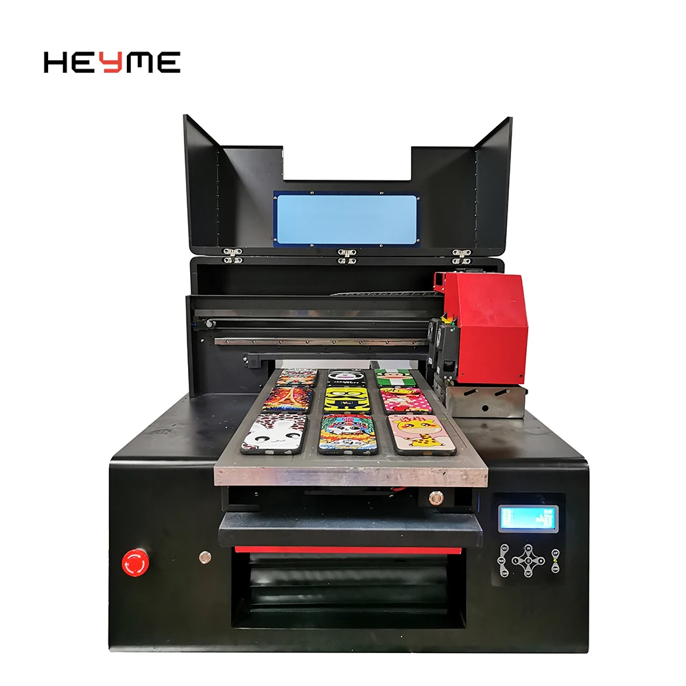 Heyme A2 Size 4060 Uv Printer I3200/xp600/tx800 Solution For Phone Case Card Bottle Packages Printing Machine