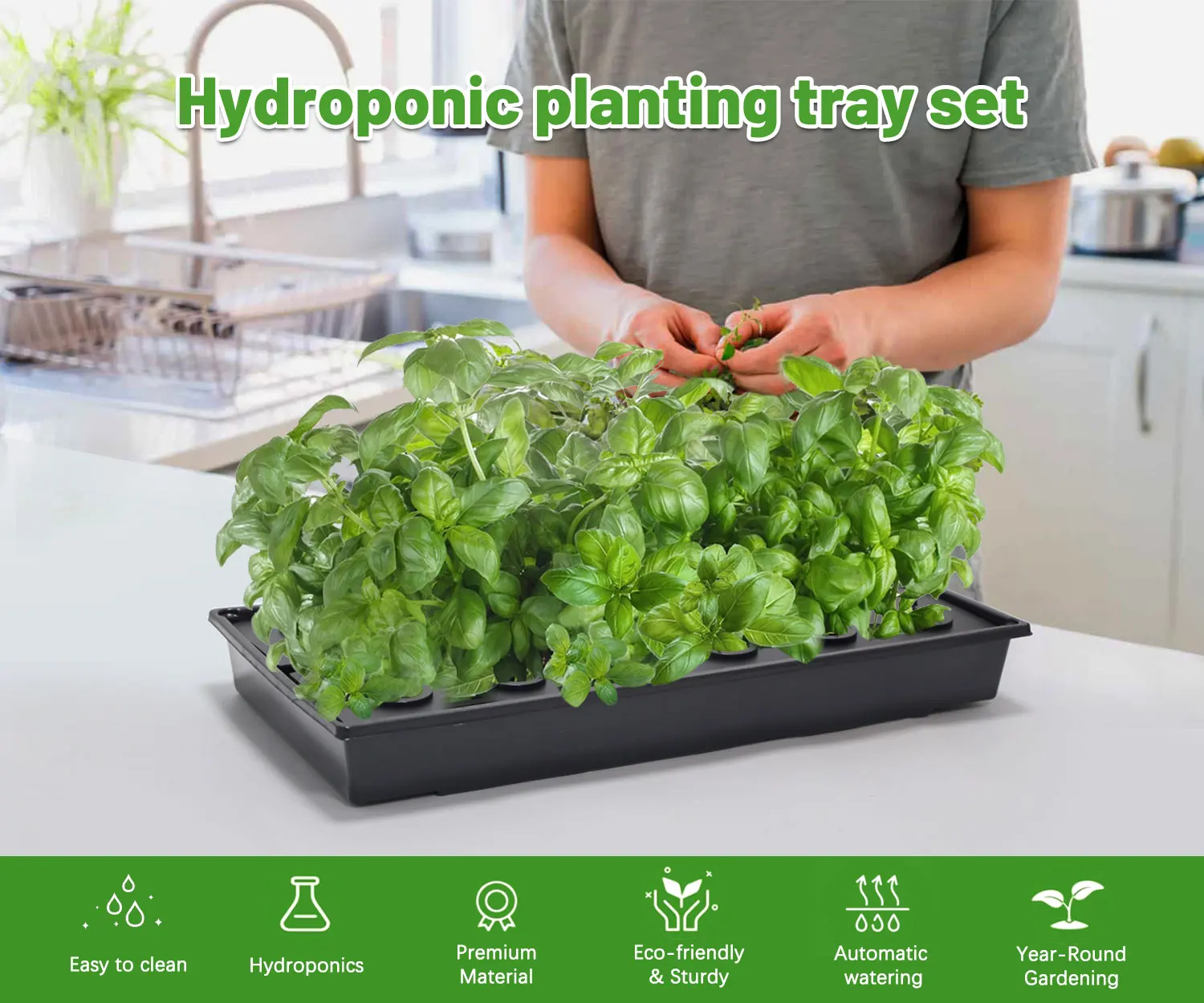 Indoor Garden Kitchen Herb Planter 1020 Hydroponics Grow Kit