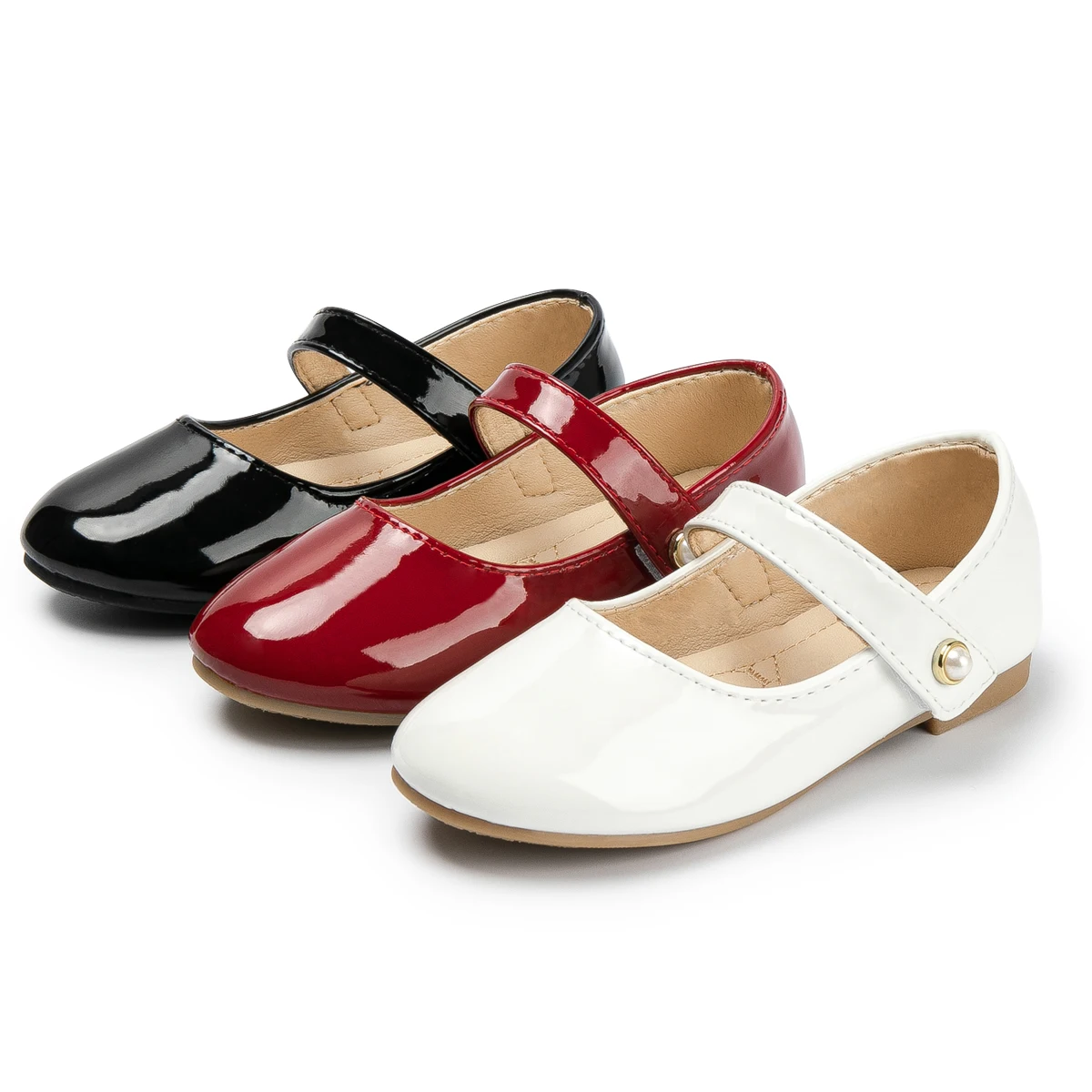 Fashion New School party  Ballet Flats  PU leather fabric  Mary Jane  kids dress shoes