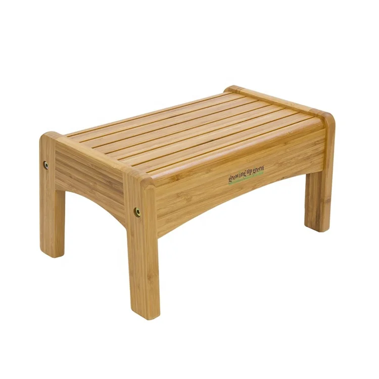 Great Vintage Chair Toddler Bamboo Small Shelf Bath Wooden Toilet Step Stool