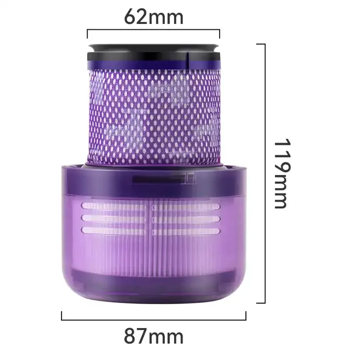 V12 HEPA Filter Vacuum Cleaner Spare Parts, Vacuum Cleaner HEPA Filter Replacement For Dysons V12