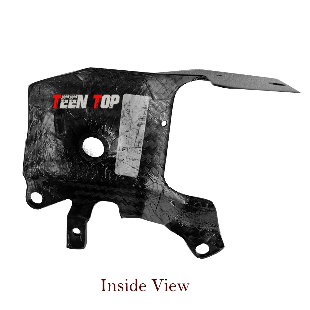 Глянцевая передняя панель из 100% саржевого переплетения для мотоцикла Ducati Panigale V4 V4S V4R 2018-2020, карбоновые обтекатели