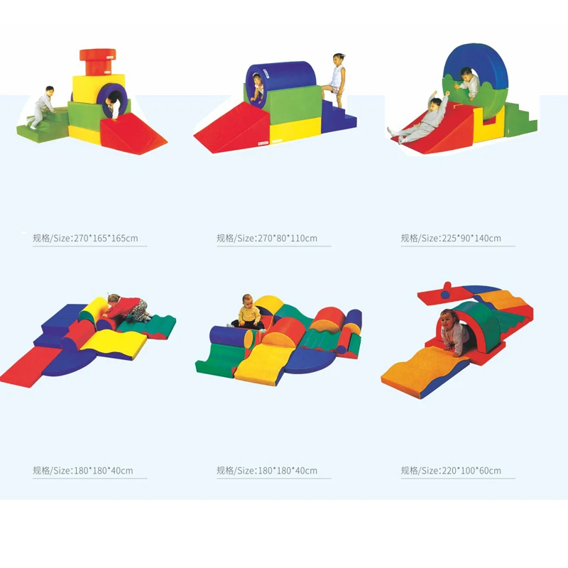 Kids Soft Play Blocks Tunnel Arch Climbers Sets Softplay Equipment Wholesale Indoor Playground Soft Play