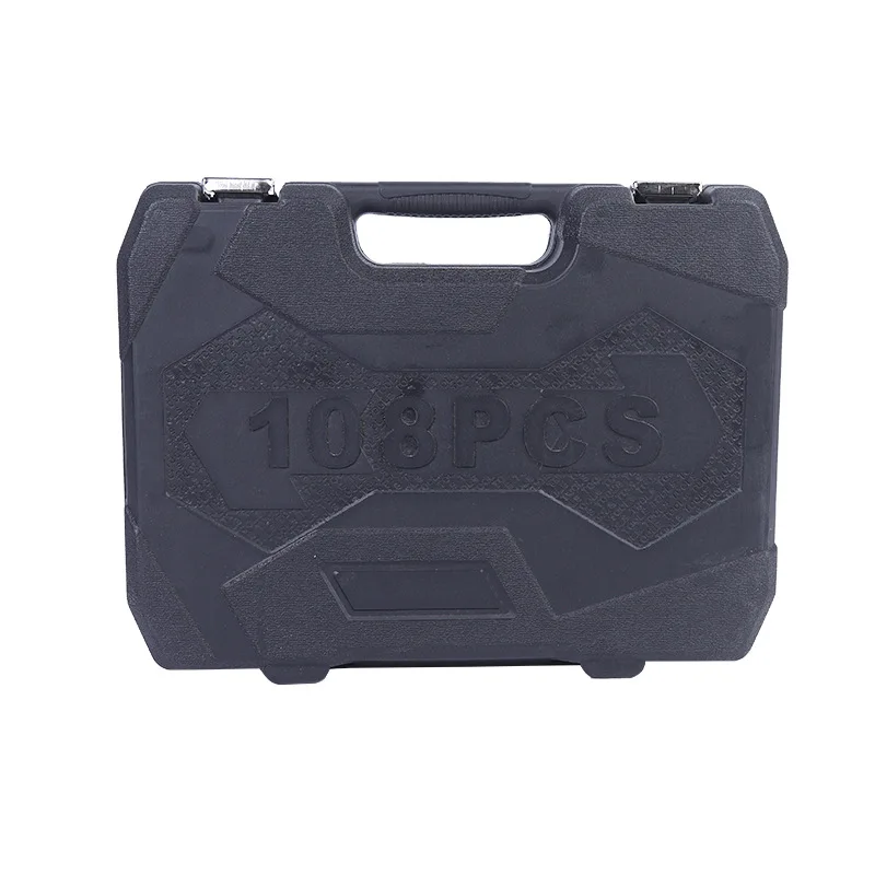 108PCS vehicle tools ratchet wrench combination hand tools auto repair professional tool box socket wrench set