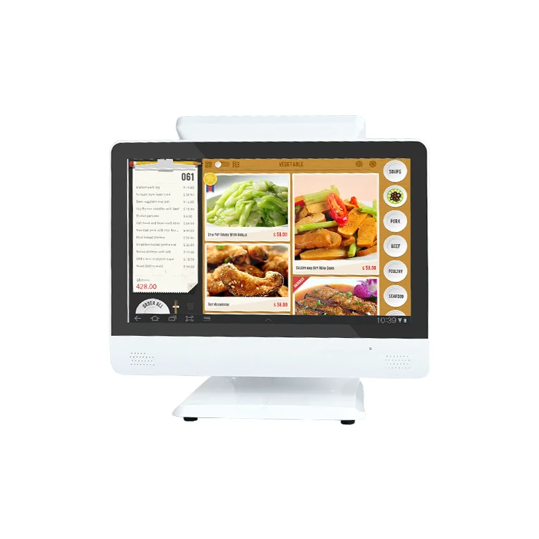 15 inch pos системы самообслуживания pos терминал для ресторана