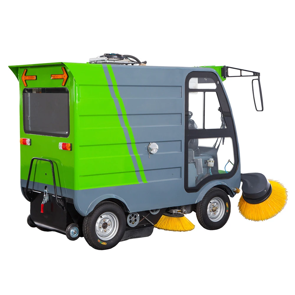 S16 Comfortable cab car cleaning machine road sweeper