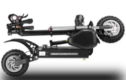 GUNAI Electric Scooter 5600W Dual Motor and 60V32Ah Battery 11inch 85km/h Double Suspension Foldable Commuting Scooter with Seat