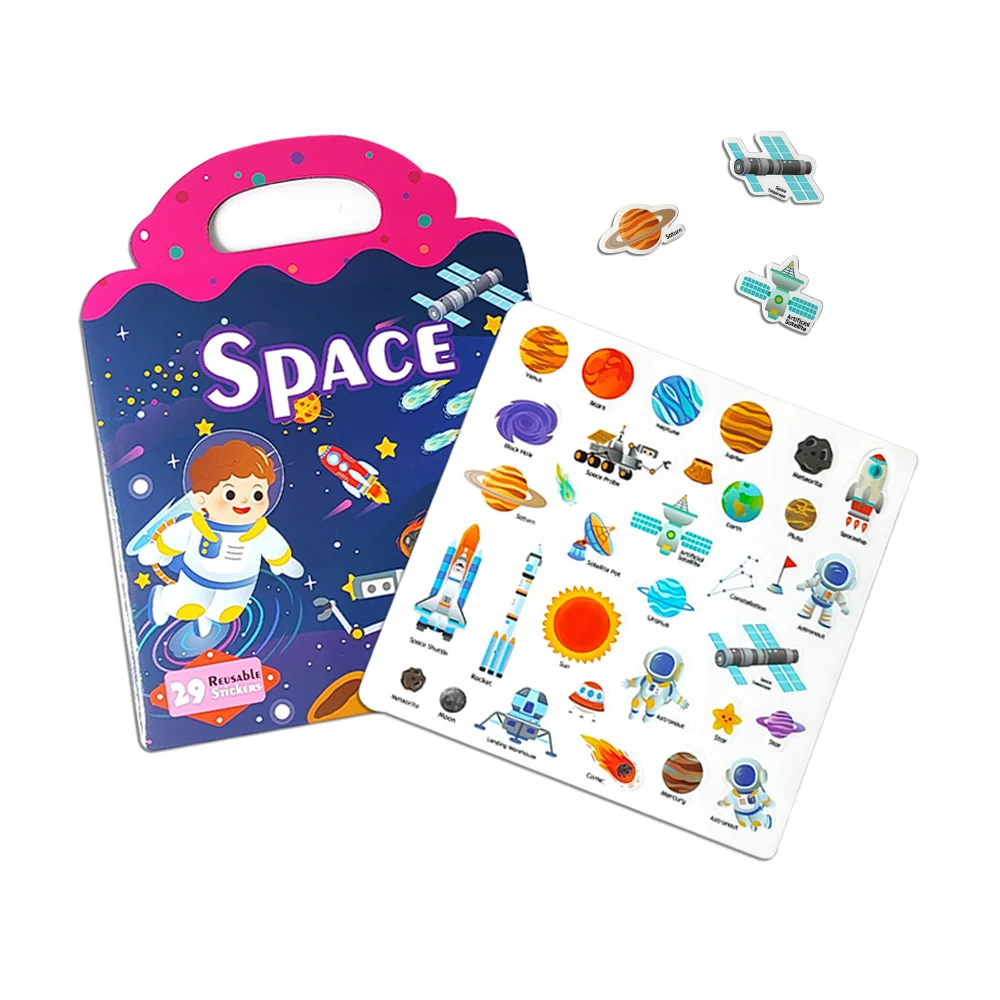 New Product Custom Stickers For Kids Baby Toys Safe Reusable Waterproof 3d Cute Stickers Jelly Stickers Print