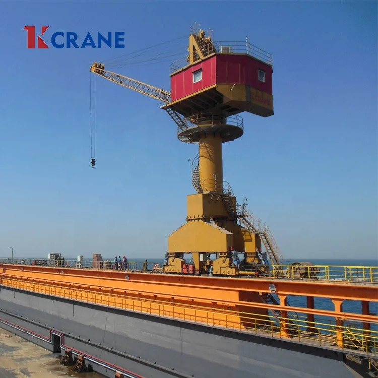 China Kcrane Rail Mounted Portal Crane Ship Travelling Portal Jib Crane