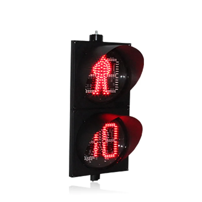 Shenzhen WDM 300mm Dynamic Pedestrian Pavement Traffic Signal Light Red Green with Countdown Timer