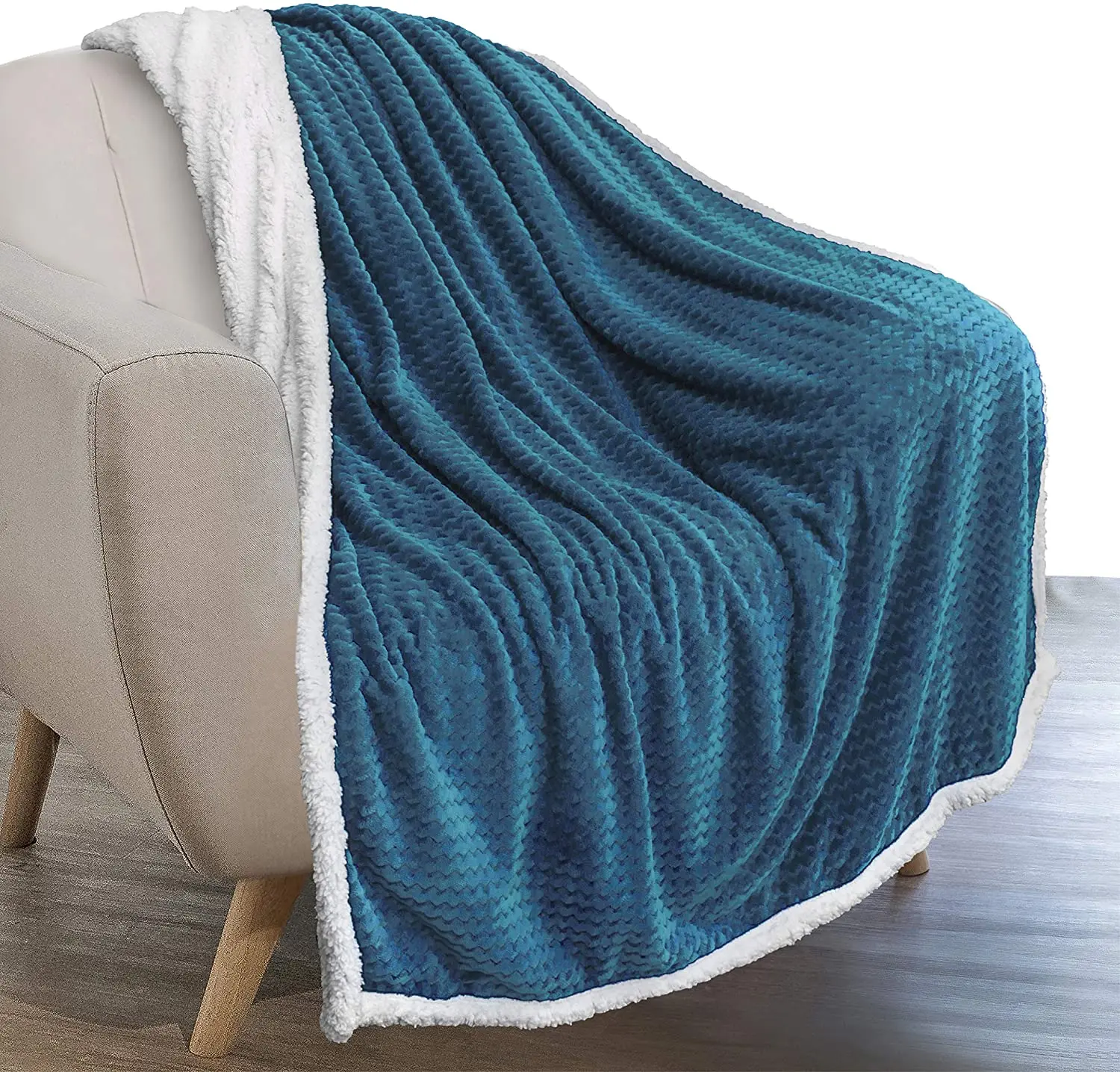 Custom Sherpa Throw Fleece Blanket For Couch Thick Fuzzy Warm Soft Blankets And Throws For Sofa