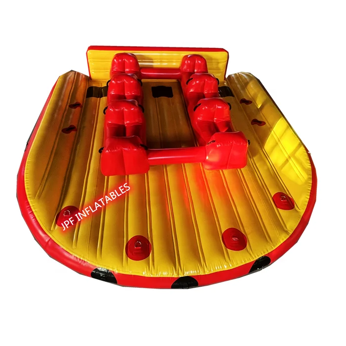 Custom Made Inflatable Towable 6 Seats UFO Boat, Inflatable Water Towable Flying Toys for Yacht