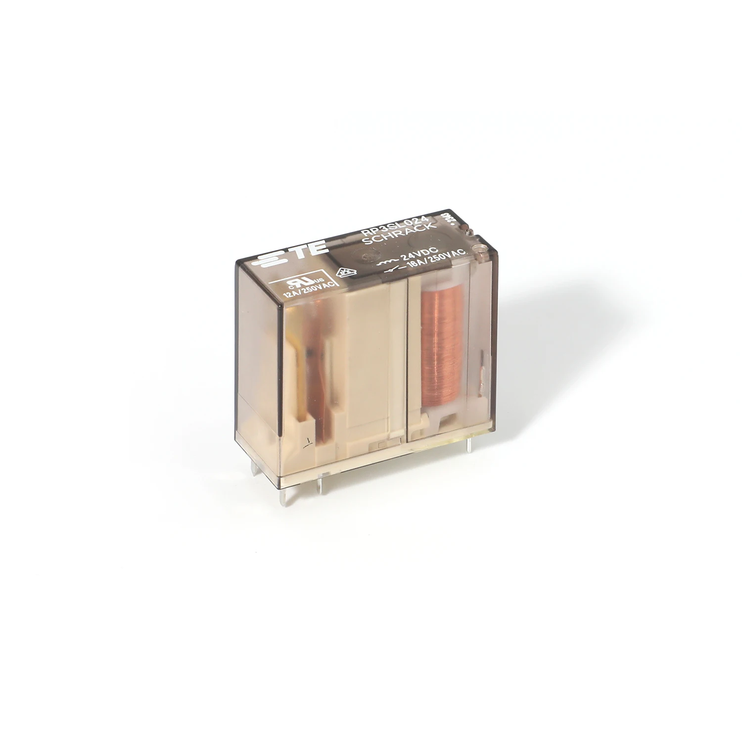 RP3SL024 24V DC 12A 250VAC High Performance Industrial Control Power Relay with Transparent Cover