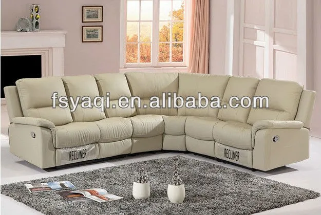 Без надувные Электрический диван кровать диван set современный кожаный диван