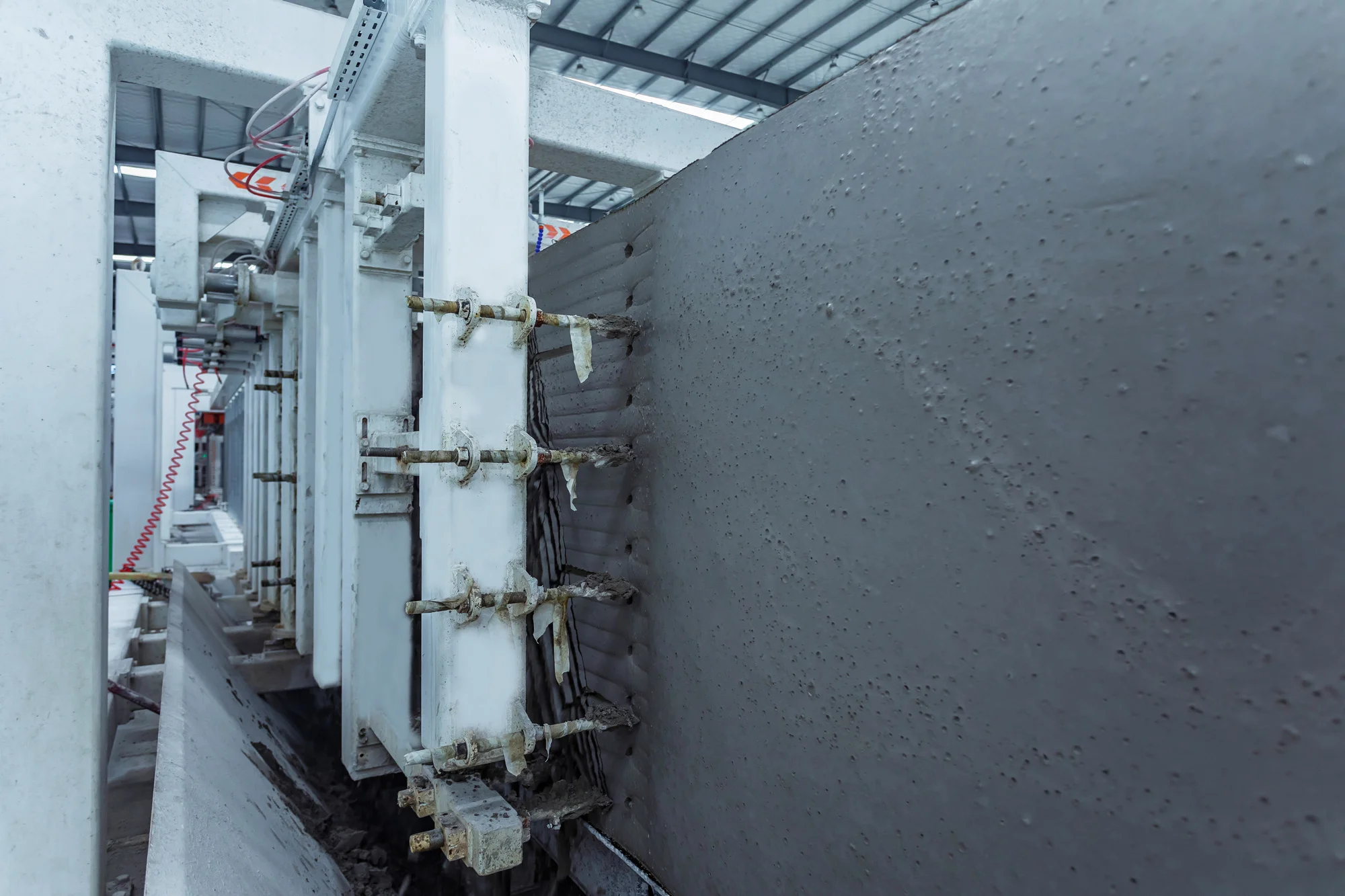 Light weight aluminum paste alc block making machine