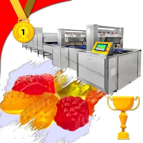 Automatic apple cider vinegar gummy bear candy molding machine gummy candy making machine