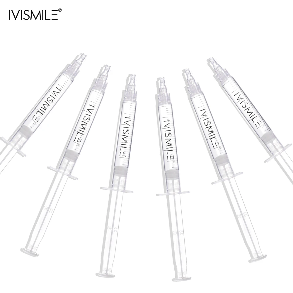 IVISMILE Wholesale Effective 35% Carbamide Peroxide Teeth Whitening Syringes Gel Private Label
