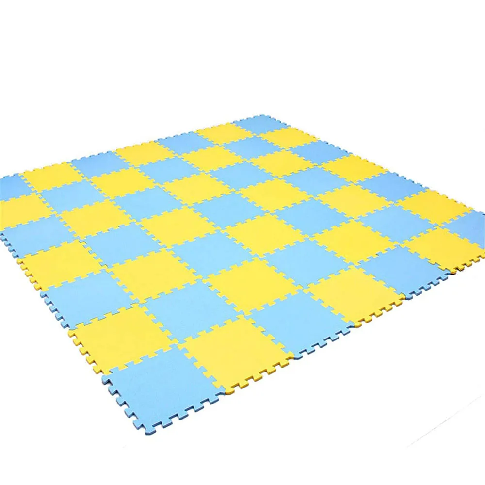 Logo Custom Kids Puzzle Mat EVA Foam Splice Exercise Tatami Rubber Floor Mat