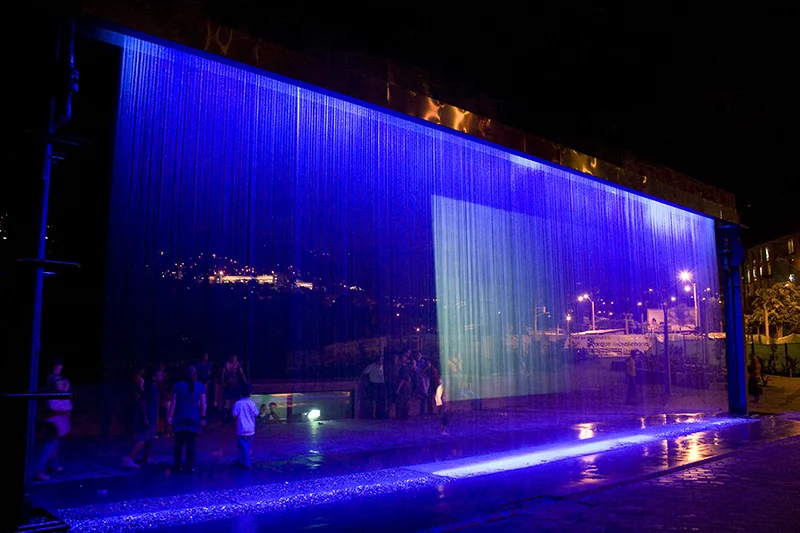 Dynamic digital Water curtain rain curtain for show event rent stage