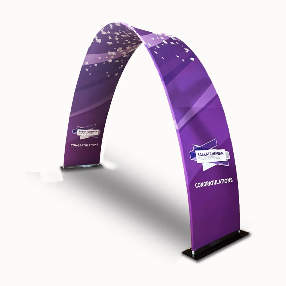 New Product High Quality Portable Arch Display Pop-up Bow Banner Buy Online Custom Bannerbow Advertising Display