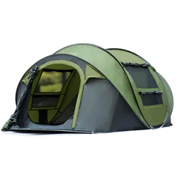 Acome Glamping Camping Tent 4 Person Suppliers Portable Foldable Automatic Pop Up Outdoor Automatic Tent  Waterproof Tent