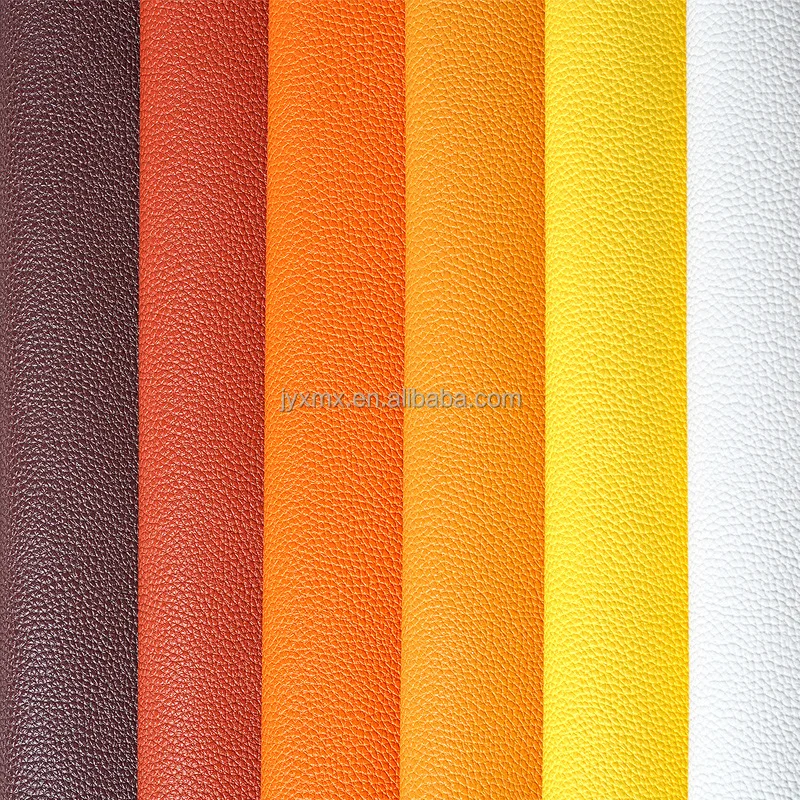 Thickening skin friendly lychee grain leather fabric thickening fabric soft bag sofa pvc artificial leather
