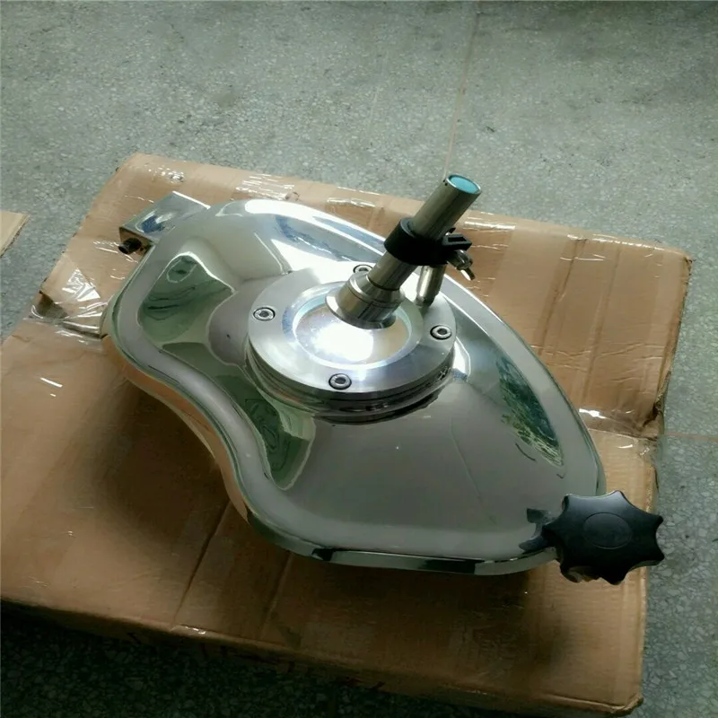 China factory Price Customized fan-shaped Manhole Cover, 450*350 530*430mm stainless steel 304/316  Manway