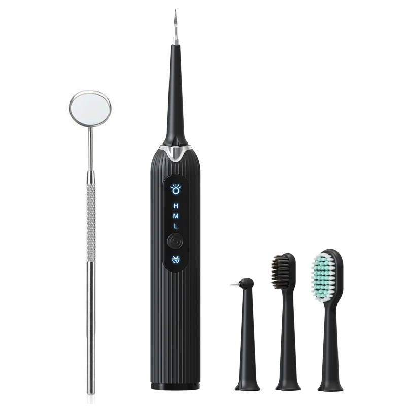 Portable Electric Calculus Remover 5 in 1 Toothbrush Dental Tooth Cleaner Dental Plaque Remover Electric Teeth Cleaning Kit