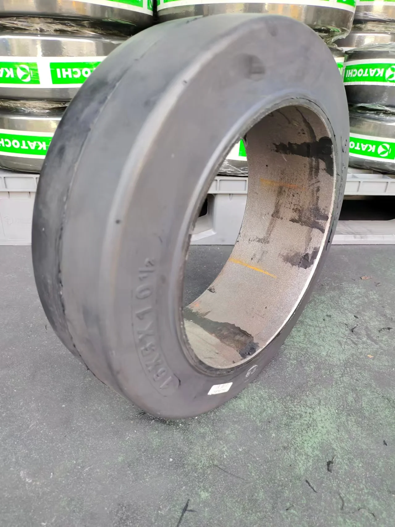 Поставка с фабрики в Китае промышленные колеса 16x5x10 1/2 TR/SM пресс на прочных шинах